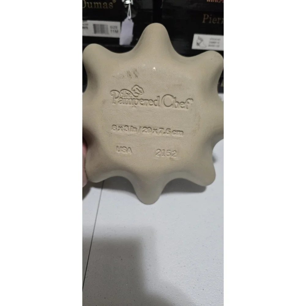 Pampered‎ Chef Stoneware 2164 Tortilla Shell Mold Maker Taco Salad Bowl